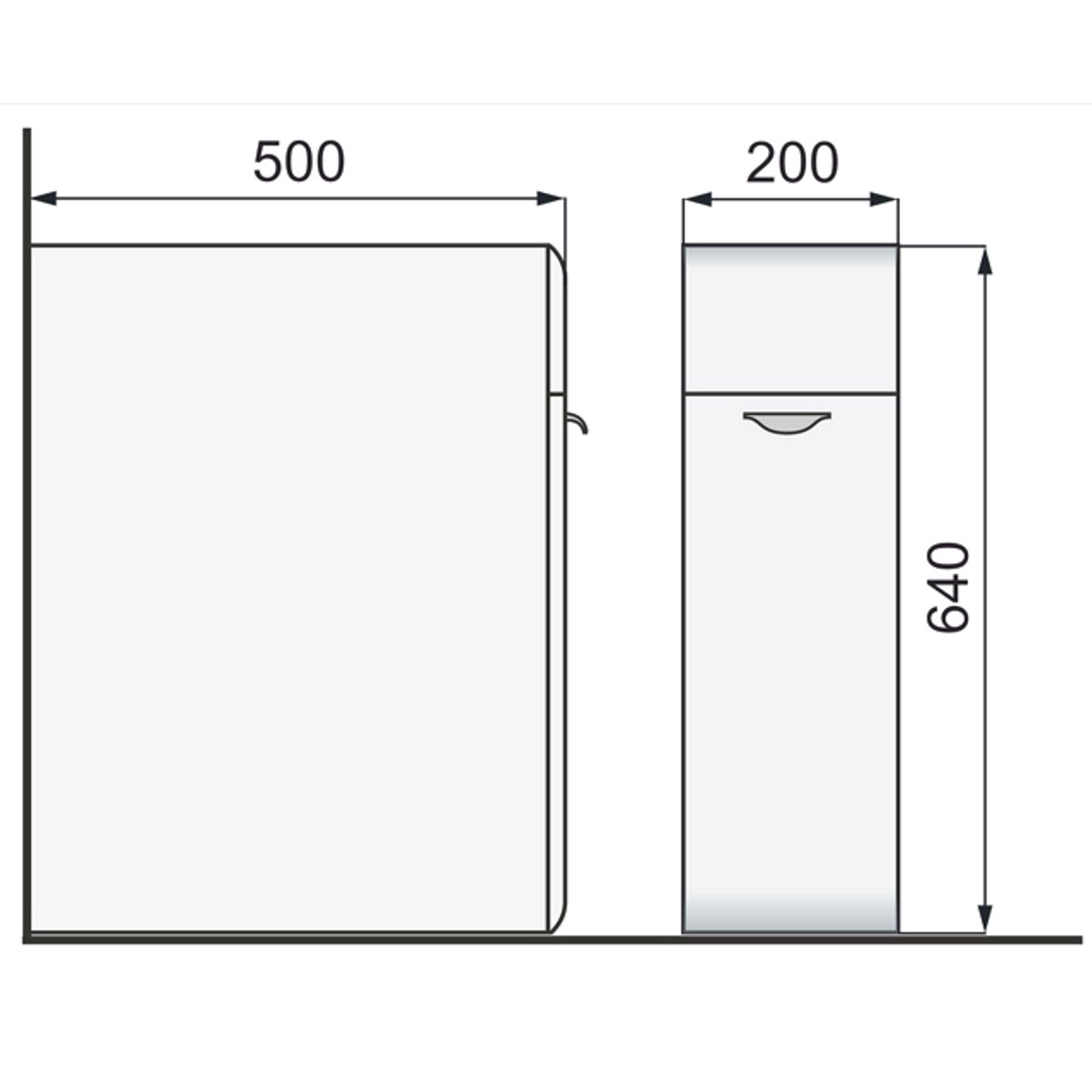 шкаф в ванную 20 см ширина
