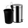 Ведро для мусора Санакс 112 (212) из нержавеющей стали с педалью 12 л