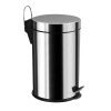 Ведро для мусора Санакс 112 (212) из нержавеющей стали с педалью 12 л