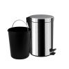Ведро для мусора Санакс 107 из нержавеющей стали с педалью 7л