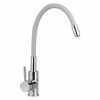 Смеситель для кухни Gross Aqua ColorFlex 3241508G с гибким изливом серый
