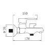 Смеситель для ванны Dikalan K2982 (D3170)