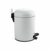 Ведро для мусора Санакс 1505 Белое из нержавеющей стали с педалью 5л Ведро для мусора Санакс 1505 Белое из нержавеющей стали с педалью 5л