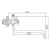 Смеситель для ванны Ledeme H19 L2619