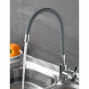 Смеситель для кухни Ledeme Rainbow L4898-9 с гибким изливом серый