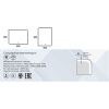 Зеркало для ванной Fantasy ЗЛП171 800х600 LED подсветка с часами