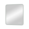 Зеркало для ванной Glamour ЗЛП606 800х900 LED подсветка сенсорный выключатель и часами