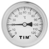 Термометр аксиальный TIM Y-63A-50-120 с гильзой 1/2