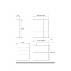 Зеркало для ванной HOME LINE Aurora 1 700*150*700 без подсветки