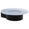 Мыльница для ванны GROSS AQUA Space Matt Black GA18239MB cтеклянная настенная