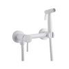 Смеситель для биде Fashun A57503-8 с гигиенической лейкой белый