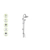 Стойка для душа GROSS AQUA с тропическим душем Basic GA90051