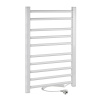 Полотенцесушитель BRIMIX 08030W Белый глянец электрический лесенка 800 х 500 х 90 мм на 10 перекладин, 260 W