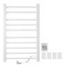 Полотенцесушитель BRIMIX 08030W Белый глянец электрический лесенка 800 х 500 х 90 мм на 10 перекладин, 260 W