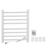 Полотенцесушитель BRIMIX 08061W Белый глянец электрический лесенка 600 х 500 х 100 мм на 8 перекладин 190 W