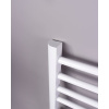 Полотенцесушитель BRIMIX 08061W Белый глянец электрический лесенка 600 х 500 х 100 мм на 8 перекладин 190 W