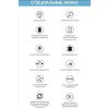 Зеркало Trezhe LED 800х700 с бесконтактным сенсором, теплая подсветка ЗЛП315