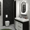 Зеркало Prime Gray LED 450х800 в МДФ раме ЗЛП1079