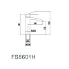 Смеситель для раковины Fmark FS8601