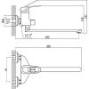 Смеситель для ванны Fmark FM2204