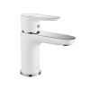 Смеситель для умывальника Gross Aqua 6515288СW Space White Chrome белый
