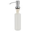 Дозатор для кухонной мойки врезной Savol S-ZY001 хром из пластика/металла, 380 мл механический