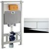 АКЦИЯ Комплект инсталляция OLI 80 ECO mechanic + кнопка Slim хром глянец 886914SlOO