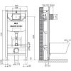 АКЦИЯ Комплект инсталляция OLI 80 ECO mechanic + кнопка Slim хром глянец 886914SlOO