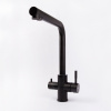 Смеситель для кухни OLIVE’S BALEAR 13450BLB Черный с подключением к фильтру питьевой воды из нержавеющей стали (10)