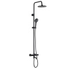 Душевая система OLIVE'S TERMO 34511TMB Черный с термостатом