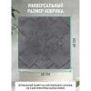 Коврик для ванной комнаты FORA FOR-STN60-60BL STONE, BLACK хлопковый черный 60х60 см