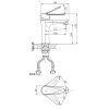 Смеситель для раковины RUSH Denis DN0335-11 хром