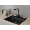 Смеситель для кухни RUSH MS9035-33Black с подключением к фильтру питьевой воды Черный