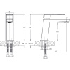 Смеситель для раковины RUSH Thira TR3625-11 хром