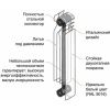 Радиатор отопления биметаллический 500/80 4 секции (516 Вт) STI