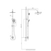 Душевая стойка RUSH Bella BL4535-113 хром