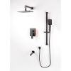 Встроенная душевая система RUSH Thira TR3635-60Black, 3 режимная