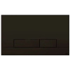 Кнопка механическая двойная Narrow OLIpure, пластик,  черный soft touch OLI 152942