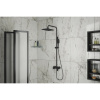 Душевая система с изливом RUSH Nevis NE1735-40Black Черный