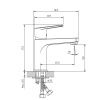 Смеситель для раковины RUSH Bali BA3835-11 хром