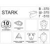 Унитаз подвесной Stark (с микролифтом) Kirovit 30726