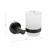 Стакан стеклянный GFmark 78005 графит