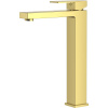Смеситель для раковины D&K Bayern.Liszt DA1512007 высокий матовое золото