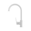 Смеситель для кухни GROSS AQUA 3242285MW-B02 Dyno Matt White с высоким изливом
