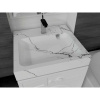 Раковина Стандарт 50 Белый мрамор 5227500-1 с кронштейном и мыльницей 600х500х100 мм