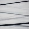 Штора для ванной Санакс 01-96 Черные линии на белом фоне 180х180 мм без колец