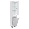 Пенал для ванны напольный EQUIL Corner 40 с корзиной pnCRNR40.KZ-06