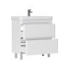 Тумба напольная EQUIL Nice 80.2Y tnNICE80.2Y-05 Краска 2 ящика с раковиной Nice 9595-80