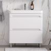 Тумба напольная EQUIL Nice 80.2Y tnNICE80.2Y-05 Краска 2 ящика с раковиной Nice 9595-80