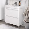Тумба напольная EQUIL Nice 80.2Y tnNICE80.2Y-05 Краска 2 ящика с раковиной Nice 9595-80